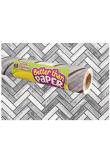 BETTER BACKING PAPER: WHITE AND GRAY HERRINGBONE 48"X12'