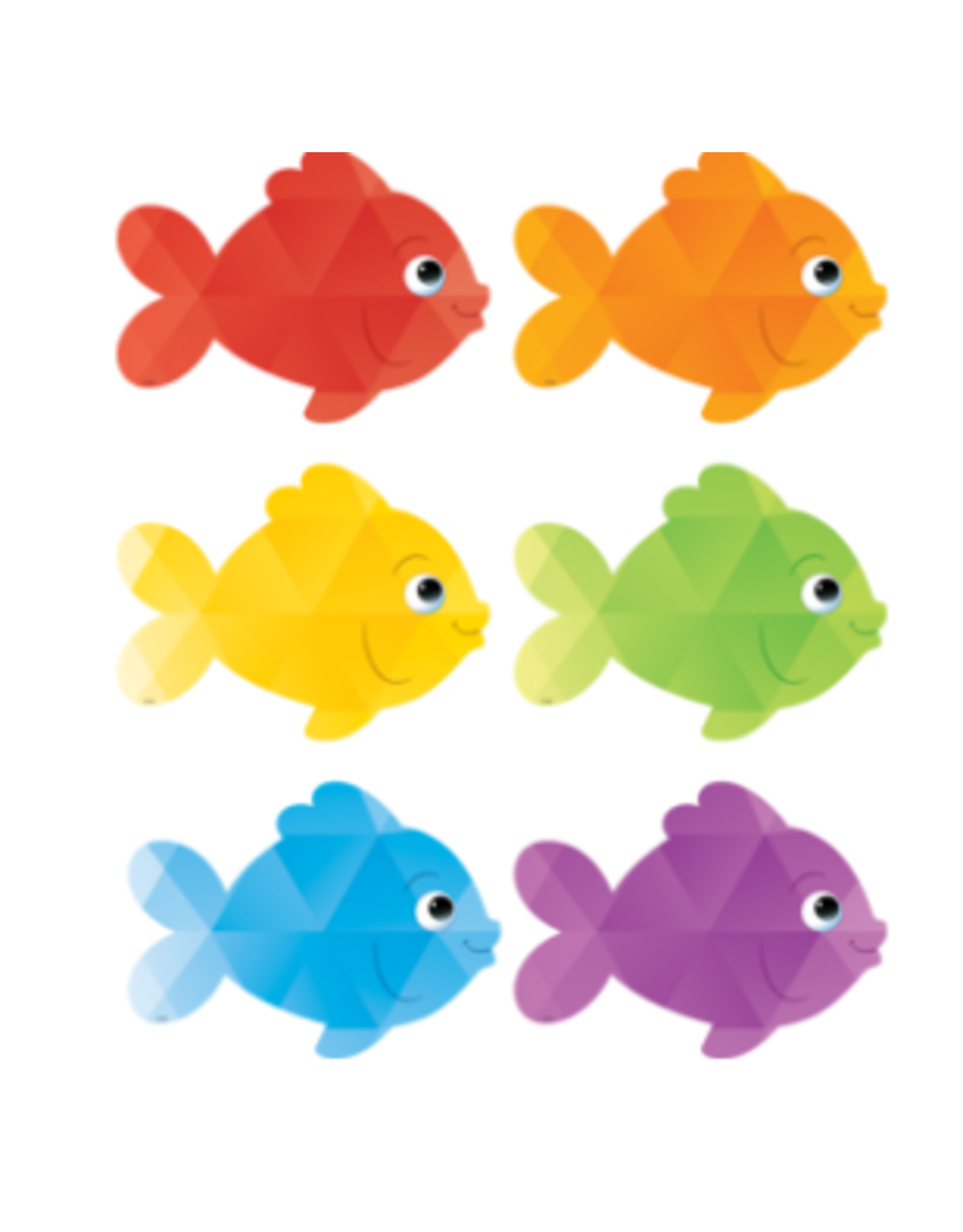 CUT OUTS: FISH 6" 30 PACK