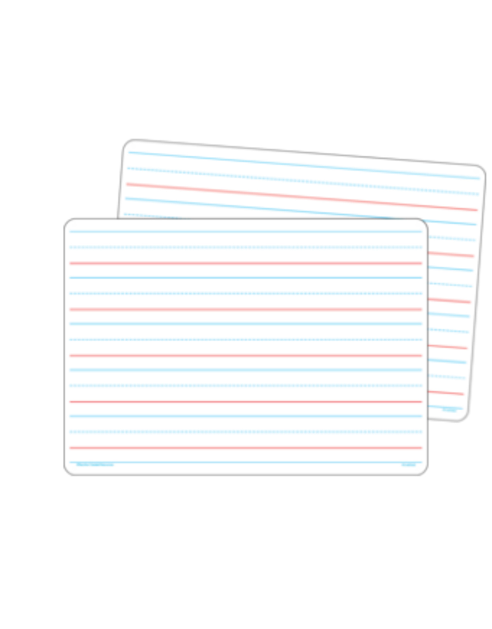 DOUBLE SIDED LINED DRY ERASE BOARD 8¼" x 11¾"