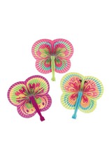 BUTTERFLY FOLDING FANS 12PCS