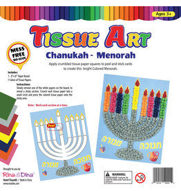 TISSUE ART: MENORAH