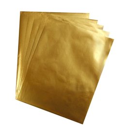 Hygloss Metallic Foil Paper 10 x 13 Inch, 50 Sheets, 10 x 13, 5 Assorted  Colors