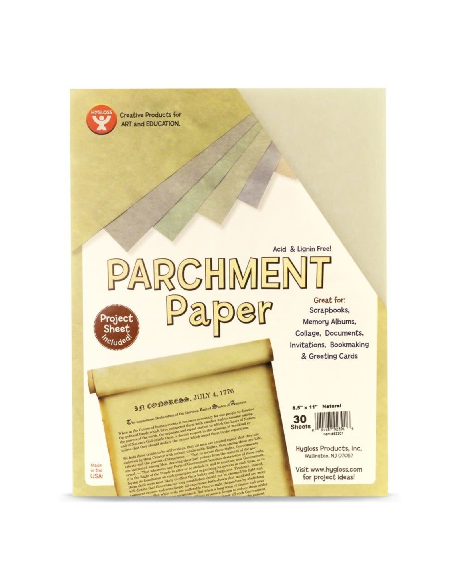 PARCHMENT PAPER -NATURAL  30 SHEETS