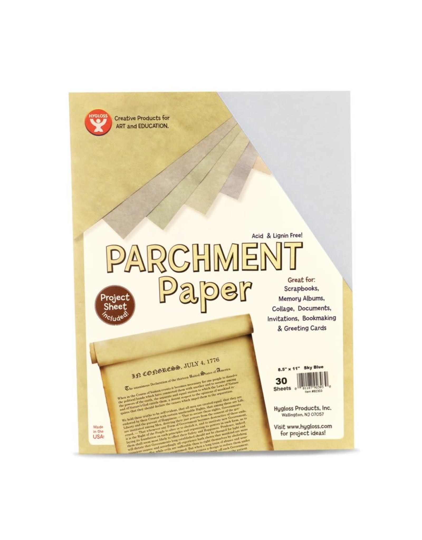PARCHMENT PAPER - SKY BLUE 30 SHEETS