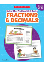 Solve The Problem Mini Book Fractions and Decimals Gr 3-5