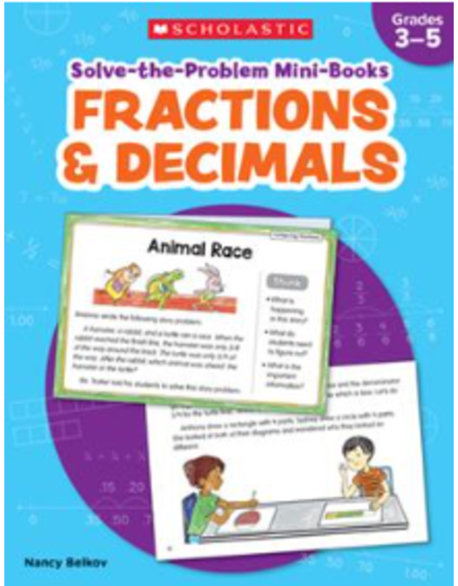 Solve The Problem Mini Book Fractions and Decimals Gr 3-5