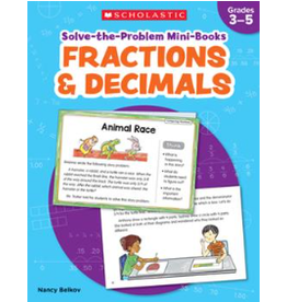 Solve The Problem Mini Book Fractions and Decimals Gr 3-5