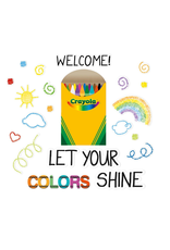 Bulletin Board Set Crayola Let Your Colors Shine