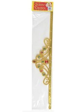 Plastic Queen Crown with Jewels