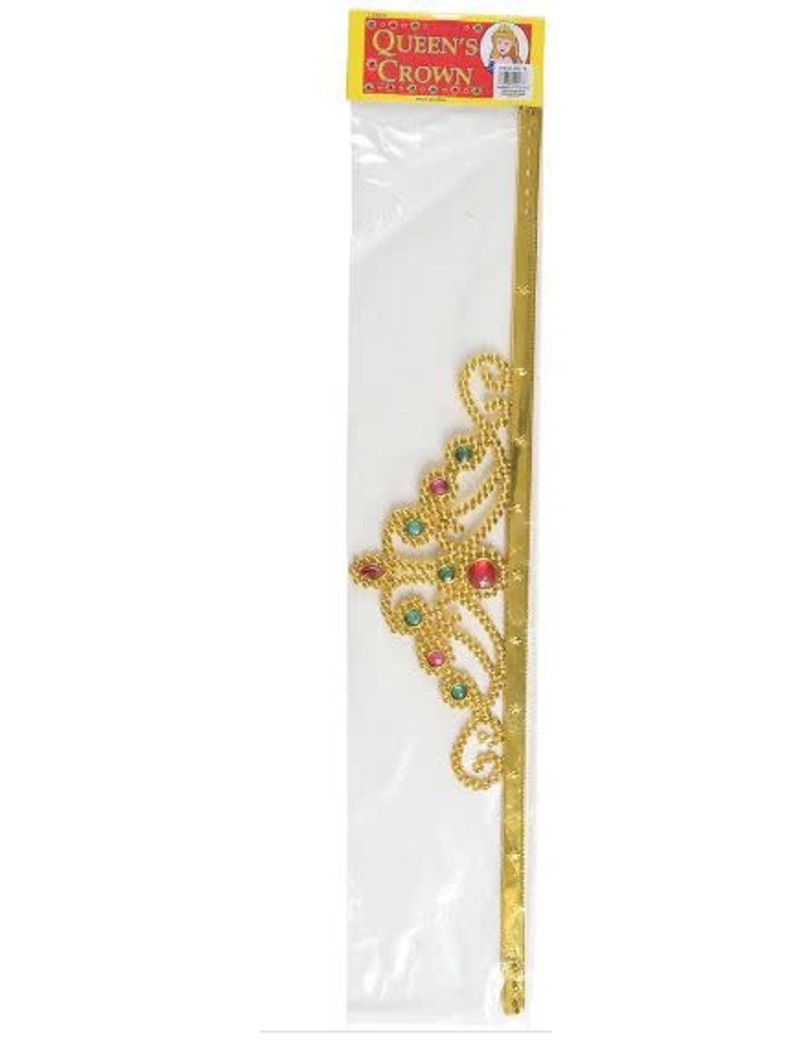 Plastic Queen Crown with Jewels