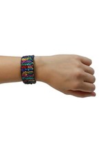 Rainbow Sequin Slap Bracelet - 24 Pack