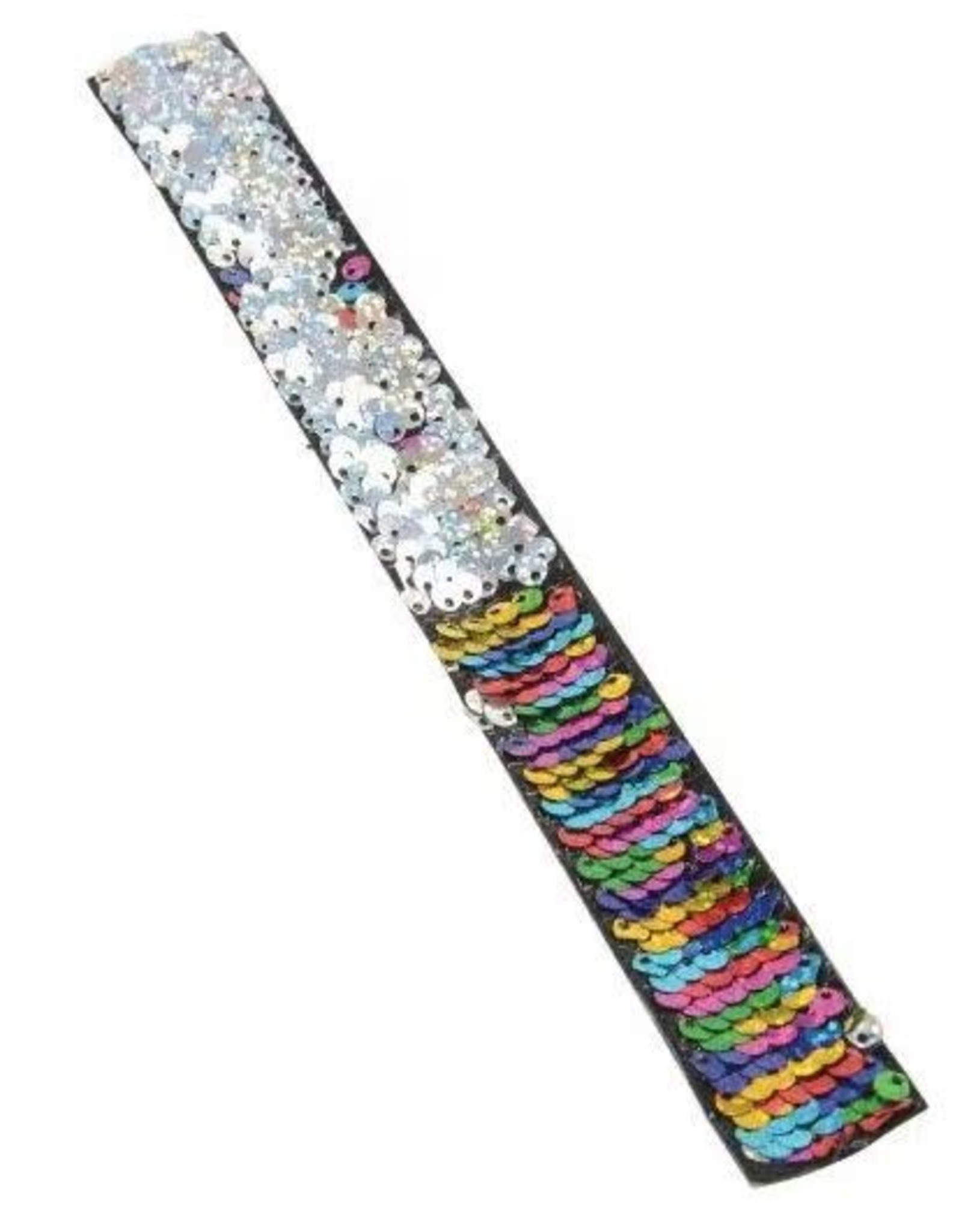 Rainbow Sequin Slap Bracelet - 24 Pack