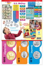 LEARNING SET US Money  85 PIECES