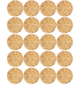 MATZAH STICKER 1 " 20 PER SHEET - 6 SHEETS