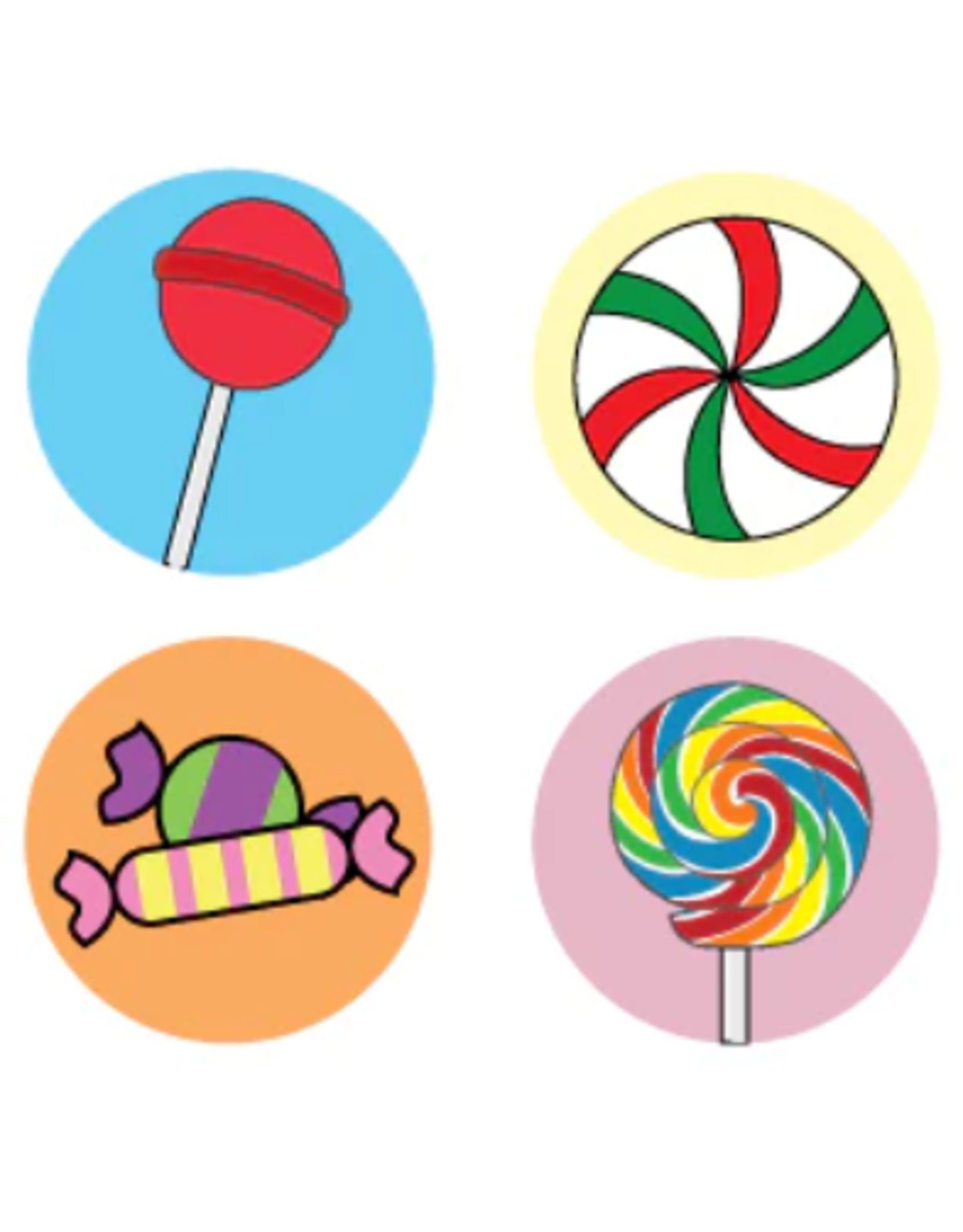STICKERS: INCENTIVE CANDY 864 PC