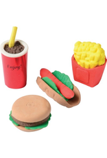 ERASERS  3D JUNK FOOD Pckg/12