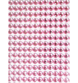 RHINESTONE STICKER: 6MM LIGHT PINK 504 PACK