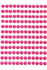 RHINESTONE STICKER: 6MM DARK PINK 504 PACK