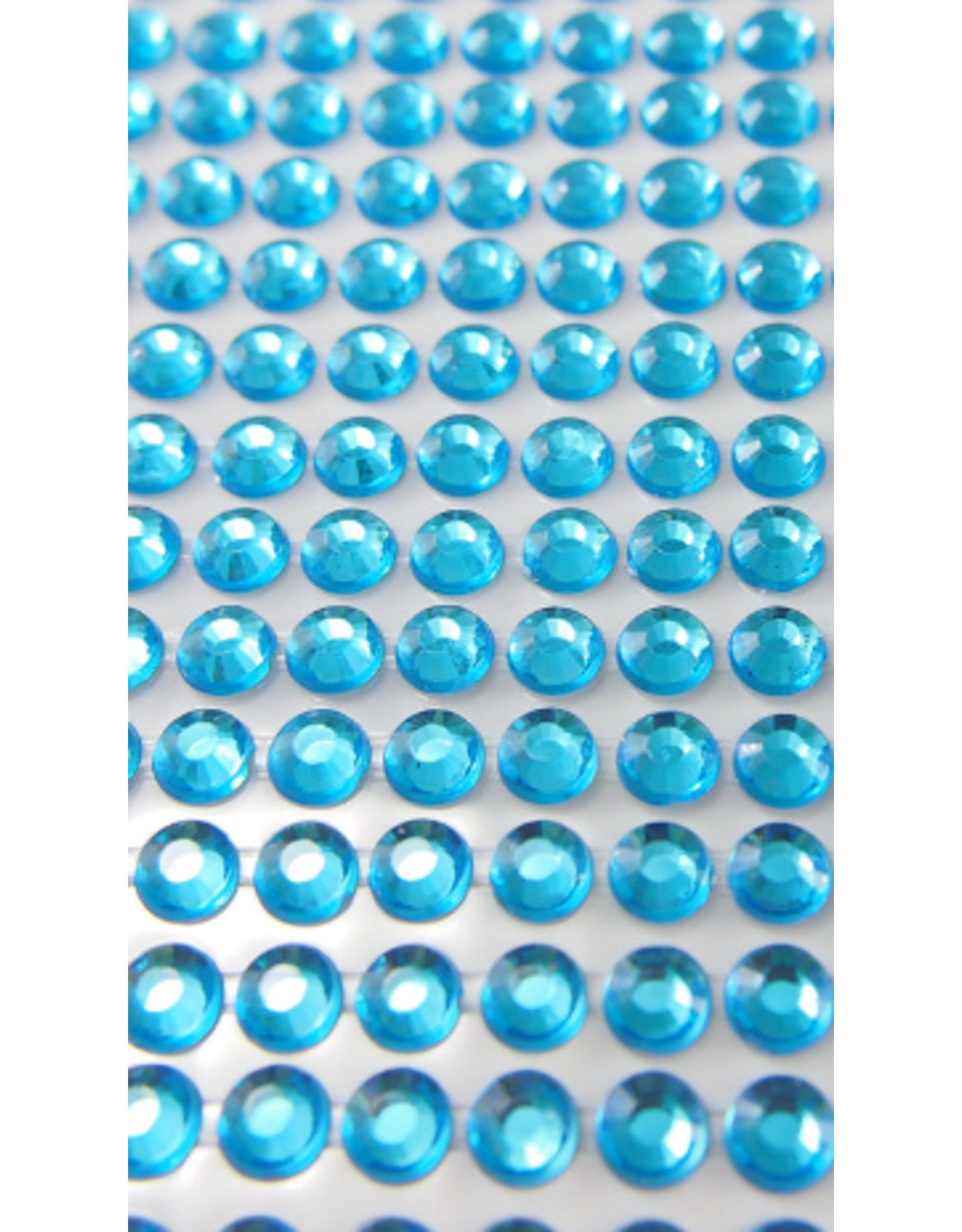 RHINESTONE STICKER: 6MM LIGHT BLUE 504 PACK