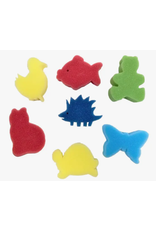 ANIMAL SHAPE SPONGES 7PC