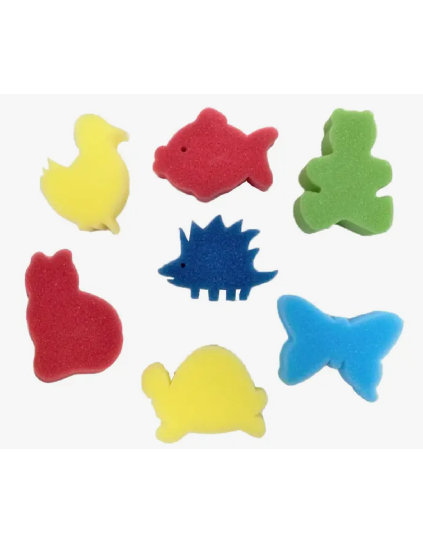 ANIMAL SHAPE SPONGES 7PC