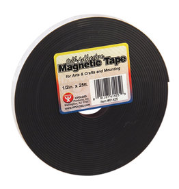 SELF ADHESIVE MAGNETIC TAPE 1/2" X 25 FEET
