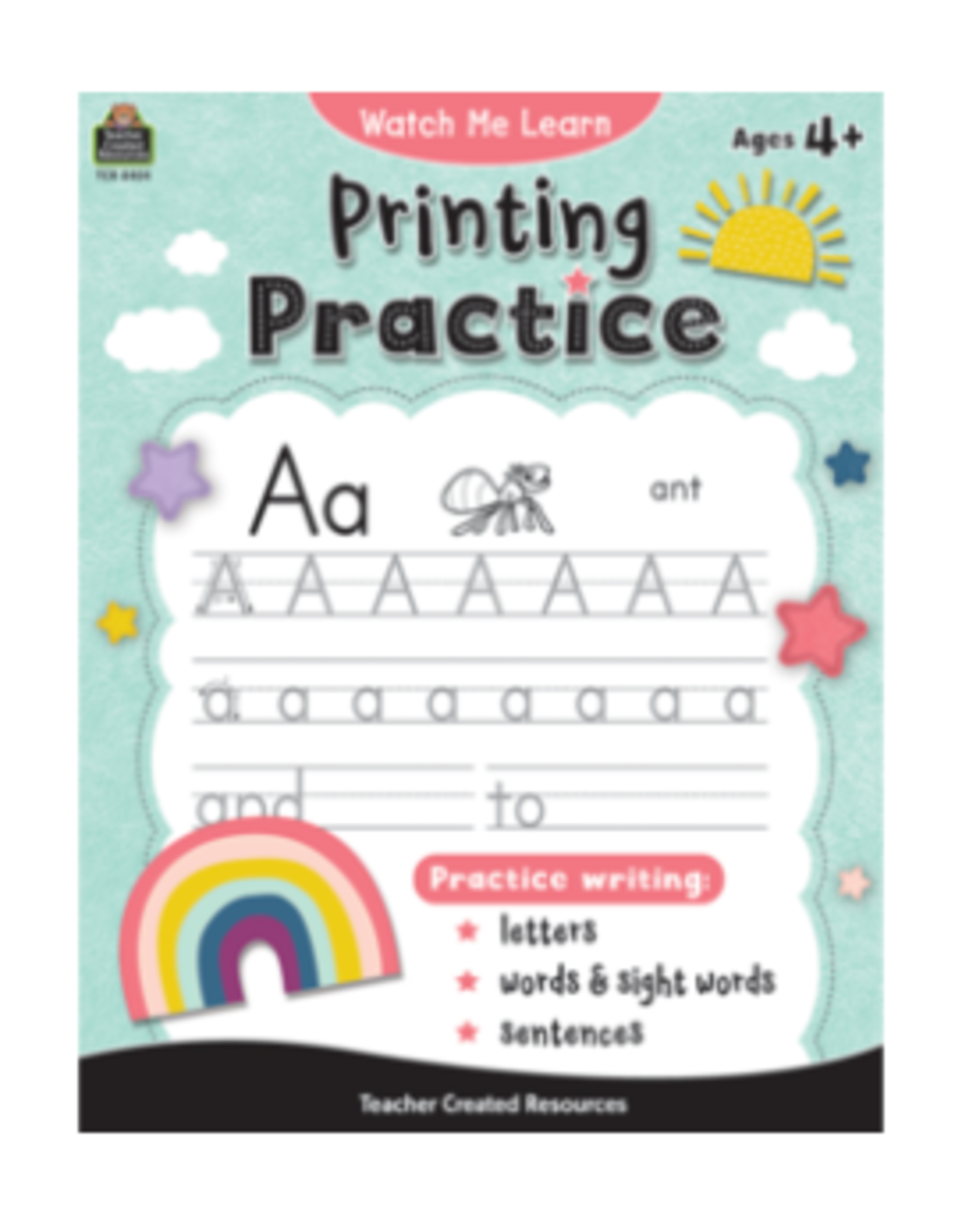 WATCH ME LEARN PRINTING PRACTICE BOOK AGE 4+