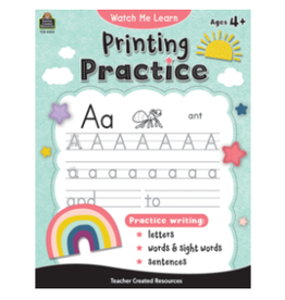 WATCH ME LEARN PRINTING PRACTICE BOOK AGE 4+