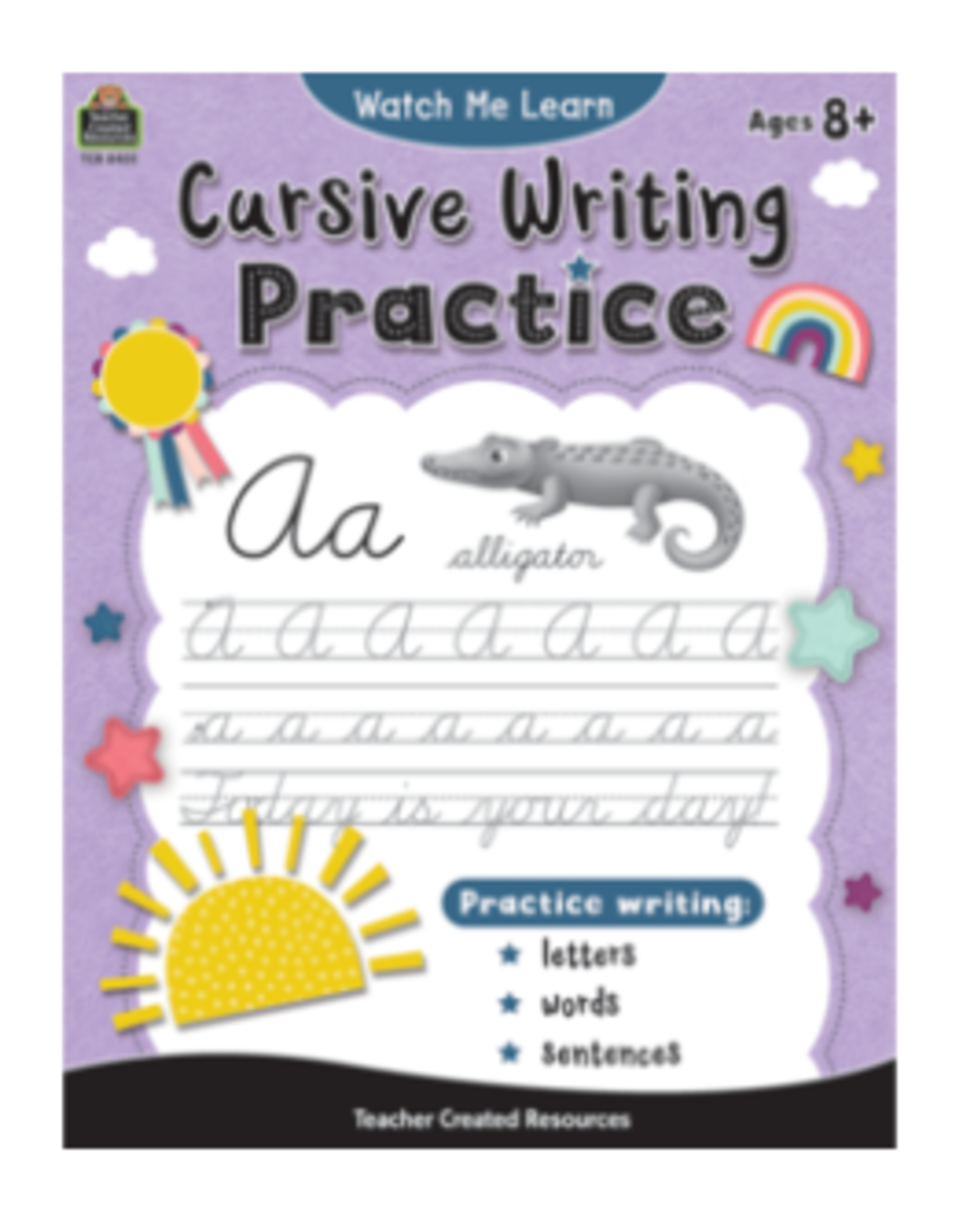 WATCH ME LEARN CURSIVE PRACTICE BOOK AGE 8+
