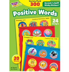 SCENTED STICKER VARIETY PACK- POSITIVE WORDS