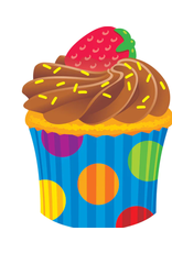 CUT OUT CUPCAKE 5.5" 36 PACK