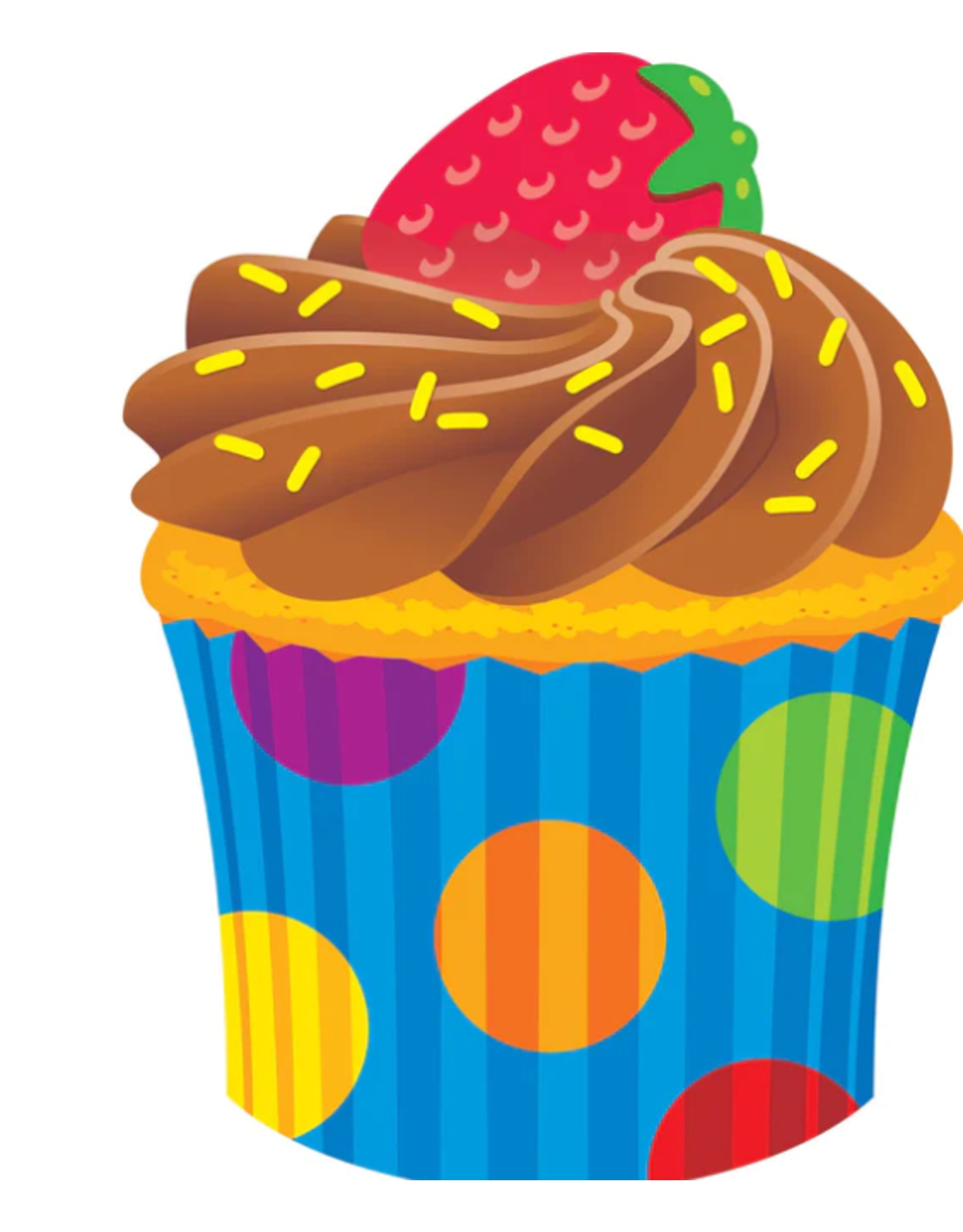 CUT OUT CUPCAKE 5.5" 36 PACK