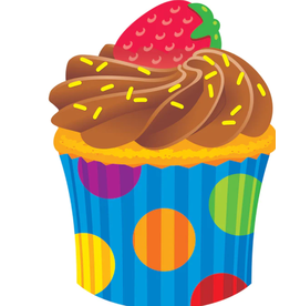 CUT OUT CUPCAKE 5.5" 36 PACK
