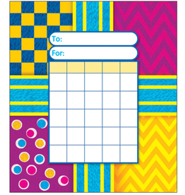MINI INCENTIVE PAD: 5"X6" SNAZZY  36 PACK