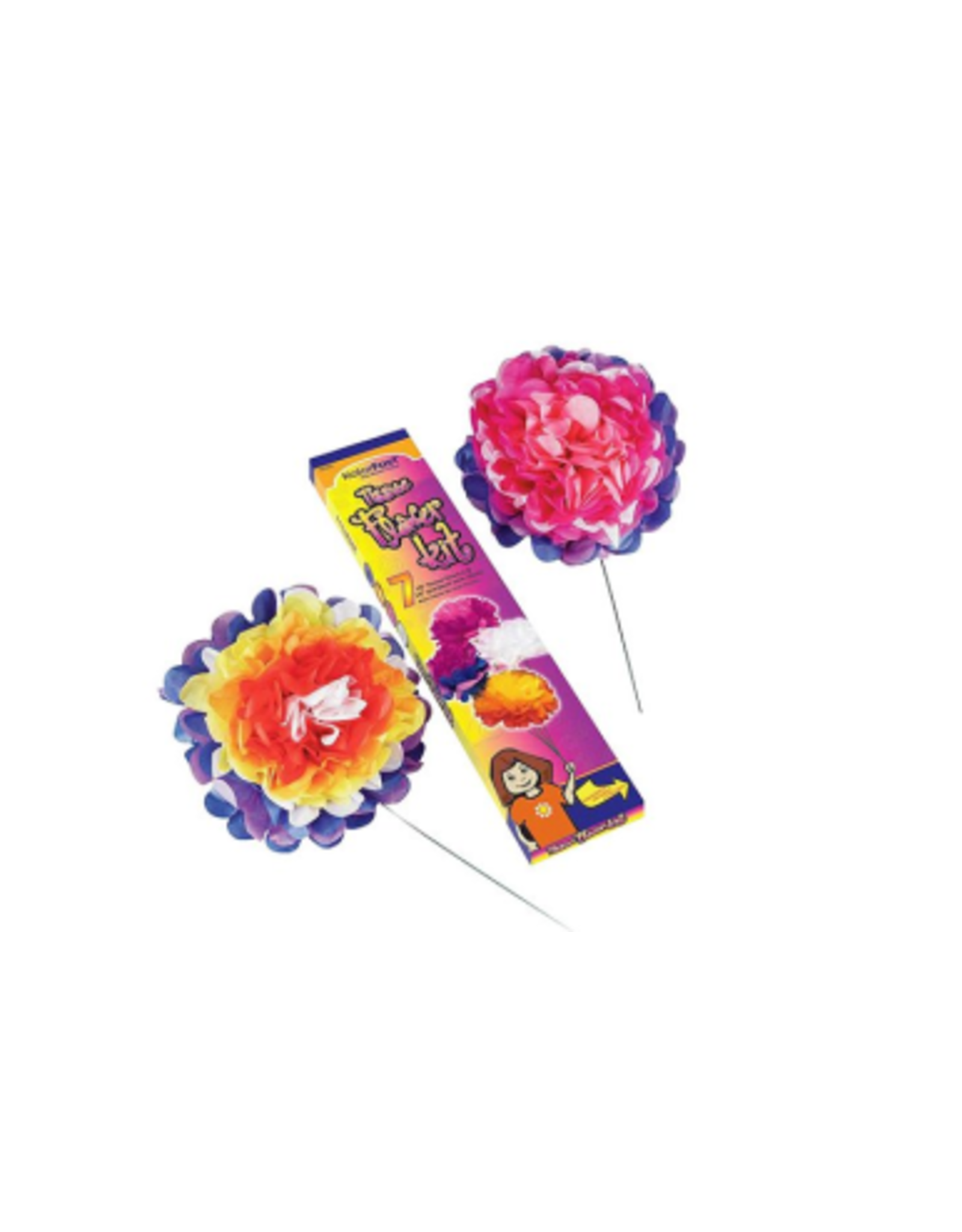 TISSUE FLOWER KIT to make  6 FLOWERS