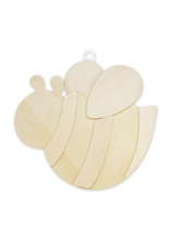 WOOD SHAPE: BEE  7"