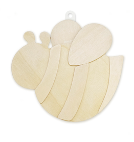 WOOD SHAPE: BEE  7"