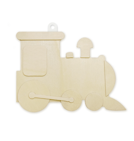 WOOD SHAPE: TRAIN  7"