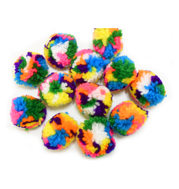 YARN POM POM 1" MULTI COLOR  40 PACK