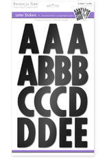 3" LETTER STICKER BLACK 6 SHT