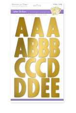 3" LETTER STICKER GOLD 6 SHT