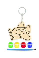 WOODEN KEYCHAIN KIT AIRPLANE