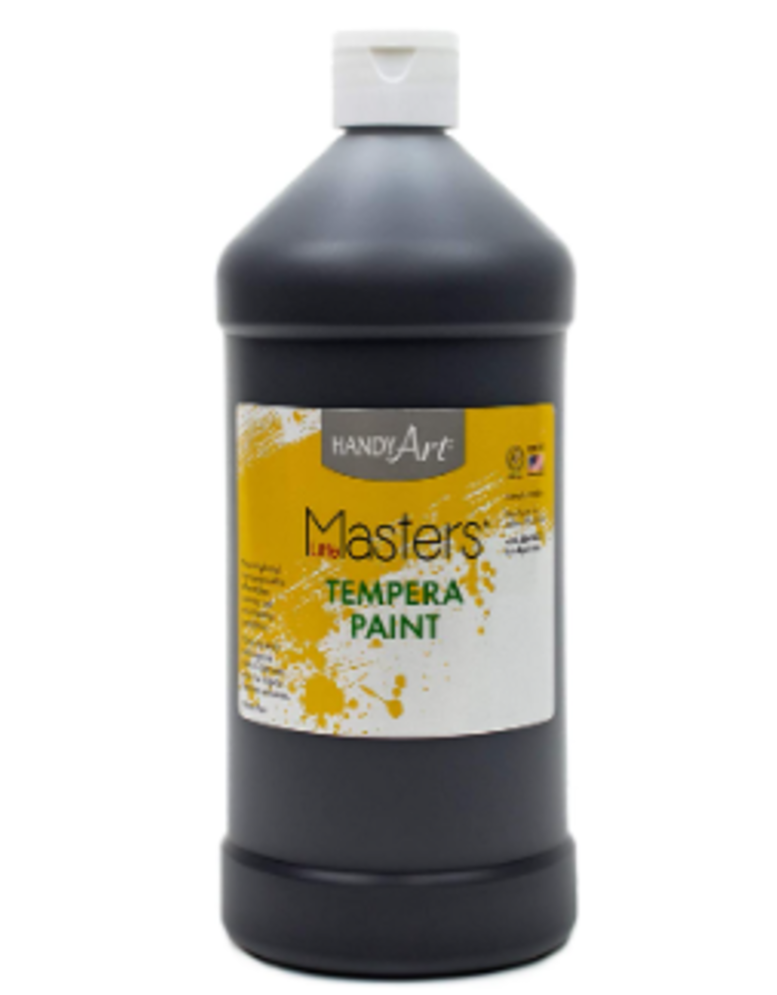LITTLE MASTERS TEMPRA PAINT 16 OZ BLACK
