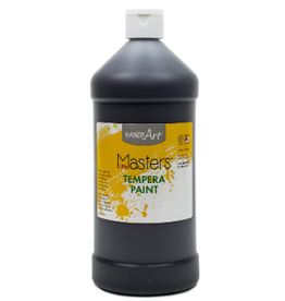 LITTLE MASTERS TEMPRA PAINT 16 OZ BLACK