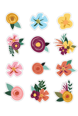 CUT OUTS: GROW TOGETHER FLOWERS 36PC ASSORTED