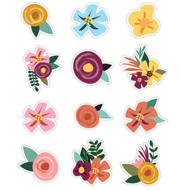 CUT OUTS: GROW TOGETHER FLOWERS 36PC ASSORTED