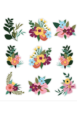 CUT OUTS: GROW TOGETHER JUMBO FLOWERS 12PC ASSORTED