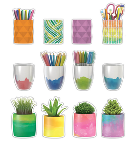 CUT OUTS: CREATIVELY INSPIRED PLANTERS AND CUPS 36PC ASSORTED