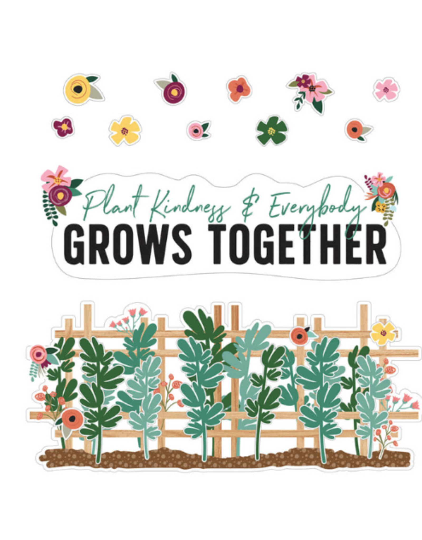 BULLETIN BOARD SET: GROW TOGETHER PLANT KINDNESS
