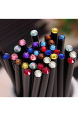 Pencils With a Crystal Gem Top - Container/96pcs